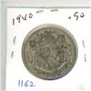 Image 1 : 1940-silver canadian 50c