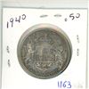 Image 1 : 1940-silver canadian 50c