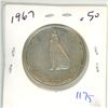 Image 1 : 1967-silver canadian 50c