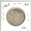 Image 1 : 1965-silver canadian 50c