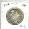 Image 1 : 1964-silver canadian 50c