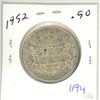 Image 1 : 1952-silver canadian 50c