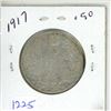 Image 1 : 1917-silver canadian 50c