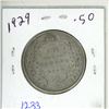 Image 1 : 1929-silver canadian 50c