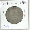 Image 1 : 1934-silver canadian 50c