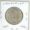Image 1 : 1943-silver canadian 50c