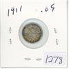 Image 1 : 1911 Canadian 5 cent silver coin