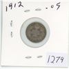 Image 1 : 1912 Canadian 5 cent silver coin