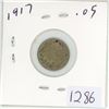 Image 1 : 1917 Canadian 5 cent silver coin