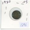 Image 1 : 1920 Canadian 5 cent silver coin