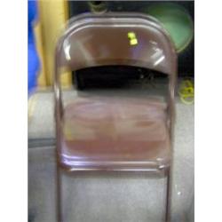 BROWN FOLDING CHAIR