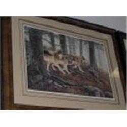 LIMITED EDITION PRINT " PRIMAL HUNTERS" ANDREW KISS ITEM #11040