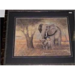 FRAMED PRINT " GENTLE TOUCH"  MANNING   ITEM#10096
