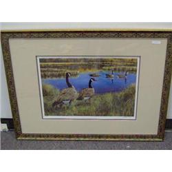 LIMITED EDITION PRINT  "OCTOBER MARSH" ANDREW KISS   ITEM #11237