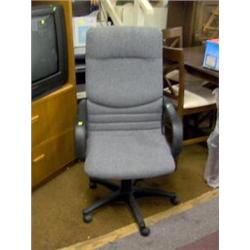 GREY HIGH BACK EXECUTIVE CHAIR