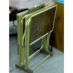 T.V. TRAYS W/ STAND