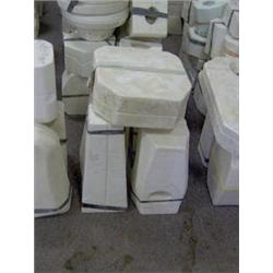CERAMIC MOLDS APPROX.. 5 LARGE PIECES