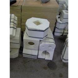 CERAMIC MOLDS APPROX.. 5 LARGE PIECES