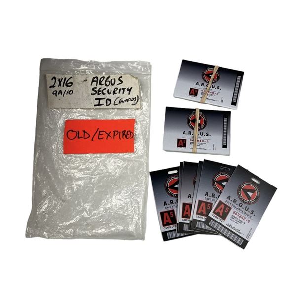 Arrow TV Series (2012-2020) - Argus Security ID Collection - Lot C