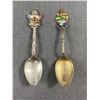 Image 1 : Sterling & Emamel Spoons - Stanley Park Scene & New Westminster