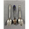 Image 1 : 3 Sterling Silver Miniature Spoons