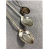 Image 2 : 3 Sterling Silver Miniature Spoons