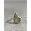 Image 2 : 925 Sterling Silver w/ Rock Crystal Stone Ring Sz. 7 1/2