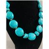 Image 2 : Turquoise Beads Choker Necklace, 18" L