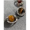 Image 2 : Vintage Baltic Amber Beads Bracelet, Self Adjusting Length, Original Patina
