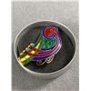 Image 2 : Lovely Pair of Vintage Southwest Enamelled Brooches