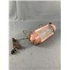 Image 1 : Vintage Mid Century Modern Headboard Glass Lamp