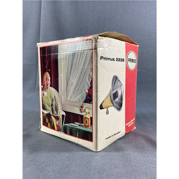 Vintage Primus 2228 Heater in Original Box- Made in Sweden