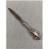 Image 1 : Antique Sterling Silver Nail File 5.5" Total Length