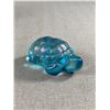 Image 1 : Signed RHAG Robert Held Iridescent Art Glass Paperweight Turtle