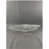 Image 2 : Large Hobstar American Brilliant Period Sawtooth Edge Heavy Cut Glass ABP 17" x 9 3/4"