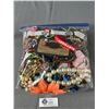 Image 2 : Large Bag Of Misc Costume Jewelry, Parts, Etc