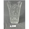 Image 3 : Pinwheel Crystal Vase. Approx. 10" H