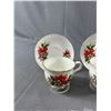 Image 2 : Set Of 2 Vintage Sadler Wellington Fine Bone China Tea Cups & Saucers Made In Englang