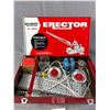 Image 2 : Vintage Gilbert No.10051 Erector Set In Metal Box w/ Instructions