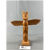 Image 1 : Vintage Wood Carved Totem Pole, Campbell River. Approx. 9" T