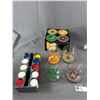 Image 2 : Novelty Lot - Casino Glasses, Poker Chips & Golfer's Bar Utensils