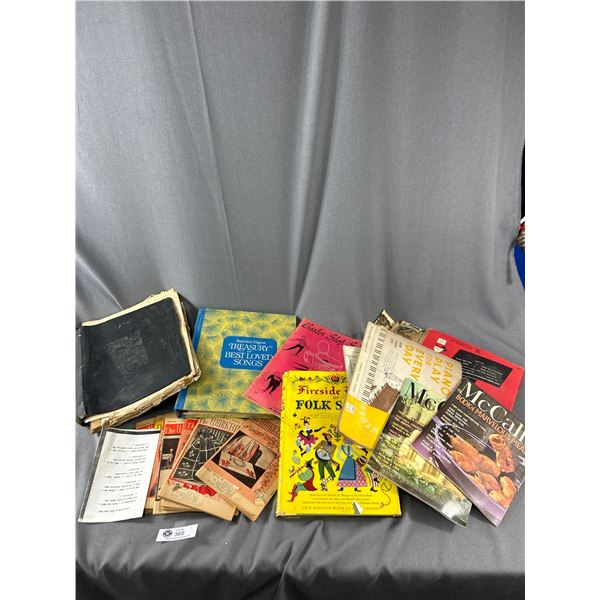 Lot Of Vintage Music Books, Crafting Books & More