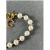 Image 2 : Lovely Gold Plated Freshwater Pearl Bracelet with Moon Pendant