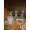 Image 2 : Crystal Lot - Candle Holders, Candy Bowls, Serving Ware & More