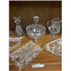 Image 3 : Crystal Lot - Candle Holders, Candy Bowls, Serving Ware & More