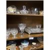 Image 1 : Mostly Crystal Lot - Dessert Glasses, Large Wine Glasses, Metal Serving Tray & More