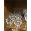 Image 2 : Mostly Crystal Lot - Dessert Glasses, Large Wine Glasses, Metal Serving Tray & More