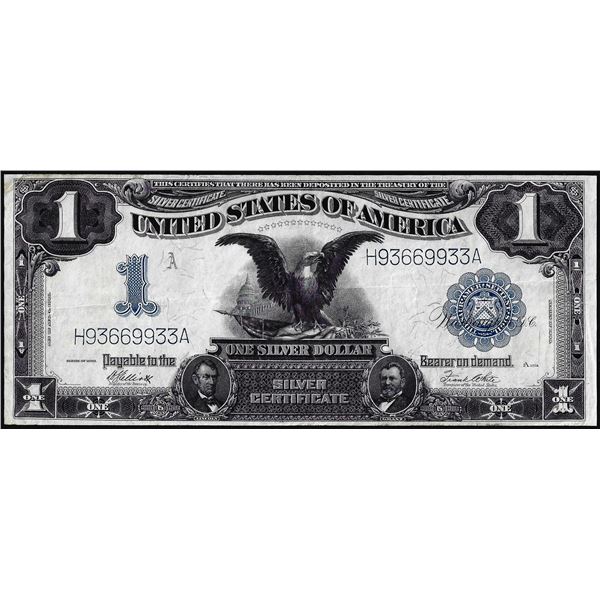 1899 $1 Black Eagle Silver Certificate Note