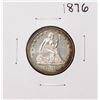 Image 1 : 1876 Seated Liberty Quarter Coin Nice Toning