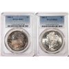 Image 1 : Lot of (2) 1882-S $1 Morgan Silver Dollar Coins PCGS MS63